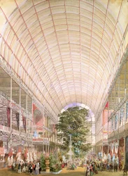 Great Exhibition of 1851. Decoration of the transept